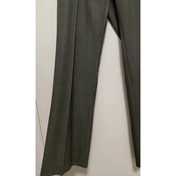 Lafayette 148 New York Women's Dress Pants Wool Wide Leg Grey Size 6  30x33 - Picture 2 of 7
